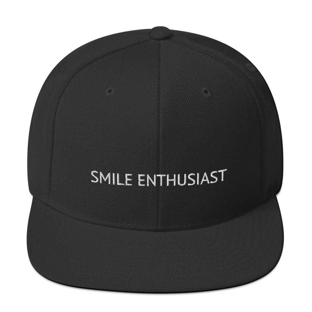 Smile Enthusiast Snapback Hat